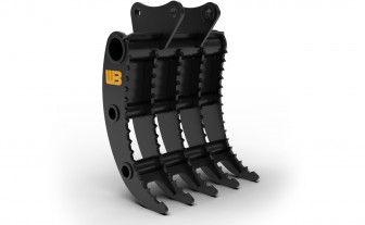 Werk Brau 4GR42 Mini Grading/Grapple Rake for rent
