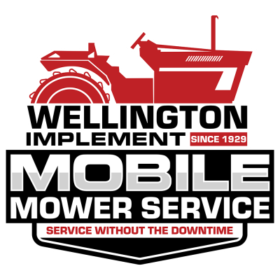 logo wellington implement mobile mower service web